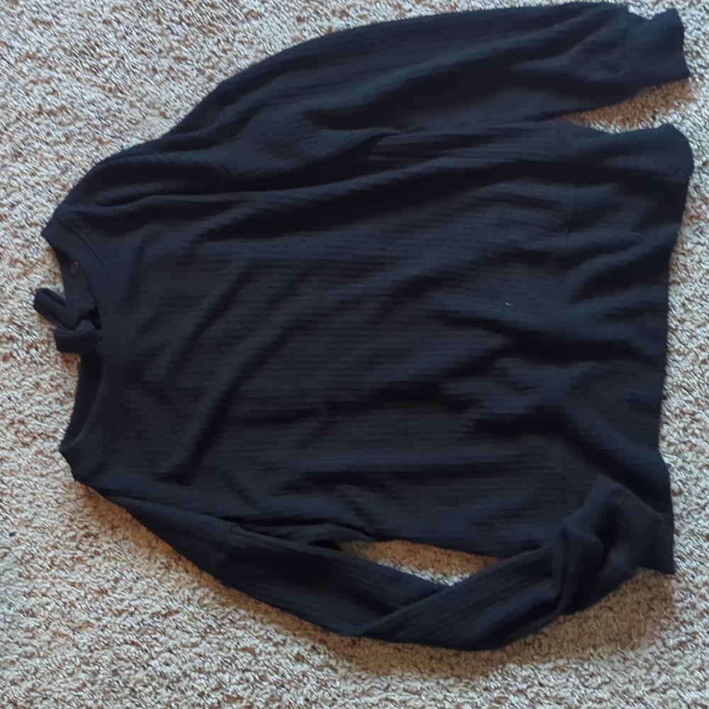 Gibson Sweater with Cutout Detail in Back
